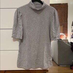 Amazon Essentials Heather Gray Turtleneck Tee